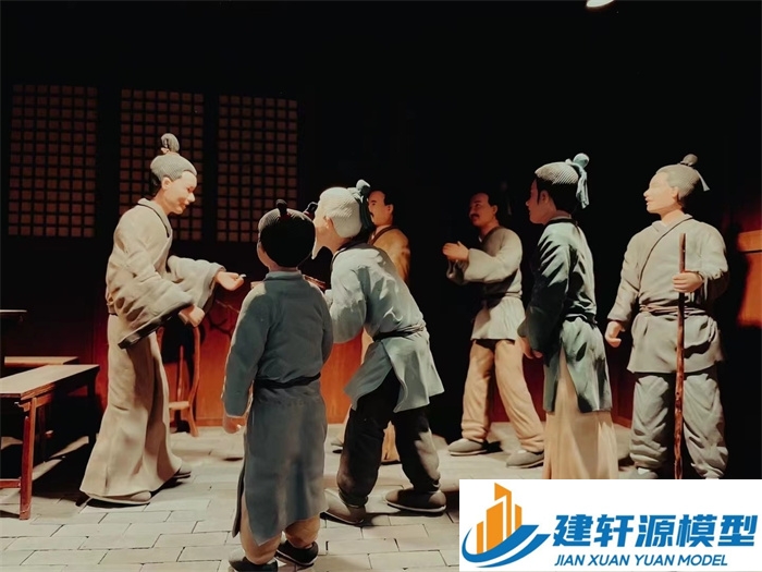 沁水喻侃压粮饷军场景