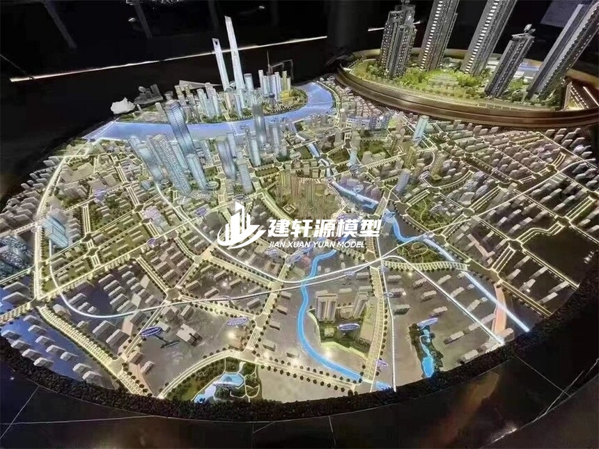 沁水规划模型制作