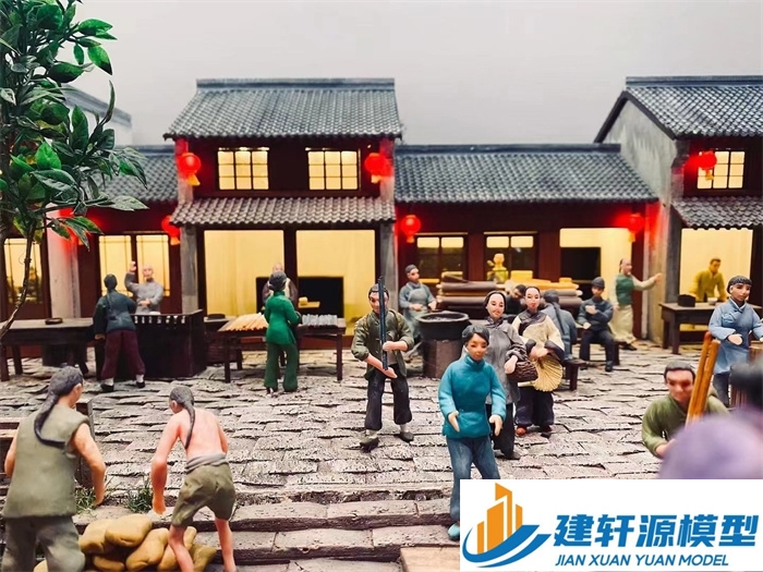 沁水香市微缩模型
