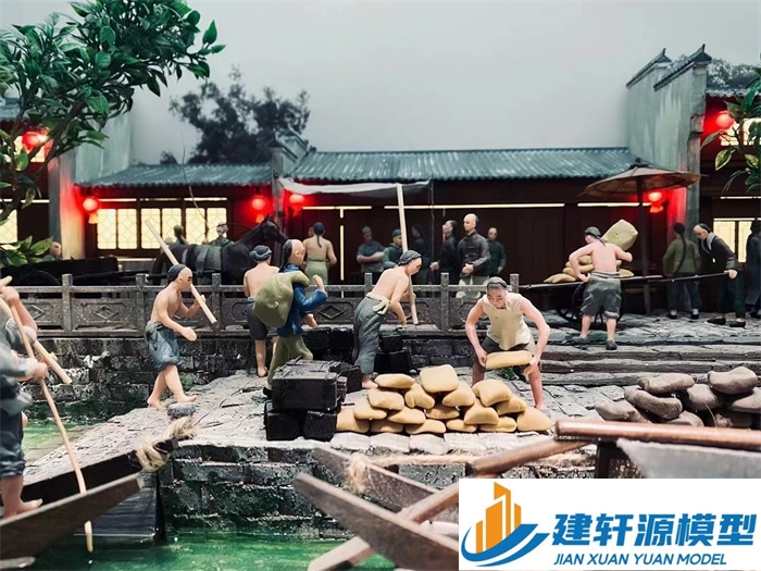 沁水博物馆江南水乡模型