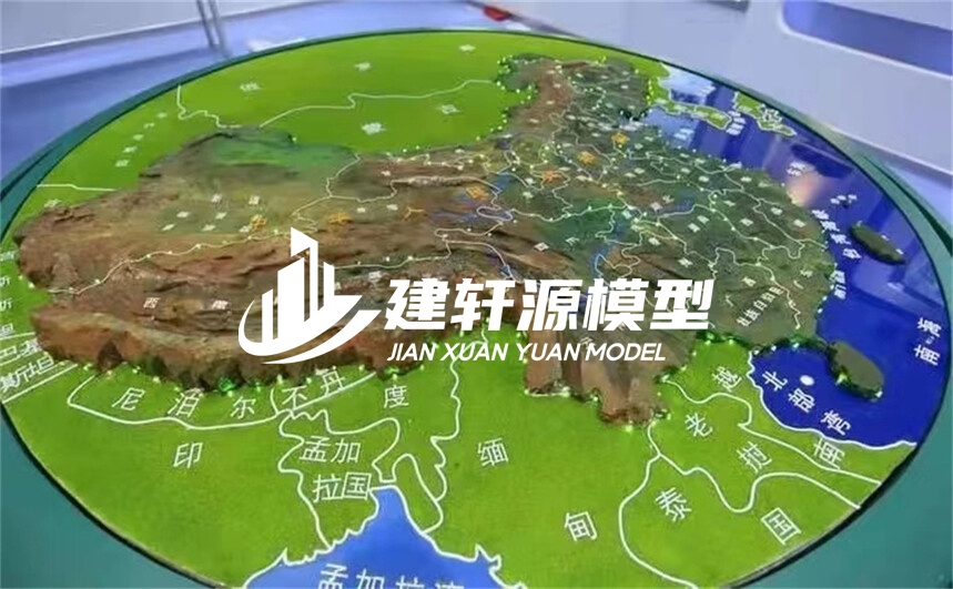 沁水地形模型制作
